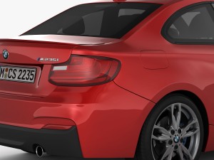 bmw m235i coupe 2015 Modelo 3D