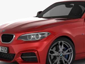 bmw m235i cup&ecirc; 2015 Modelo 3D