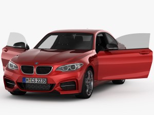 bmw m235i coupe 2015 Modelo 3D