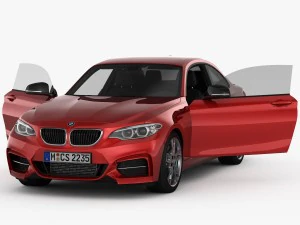 bmw m235i cup&ecirc; 2015 Modelo 3D