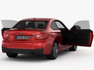 bmw m235i coupe 2015 Modelo 3D