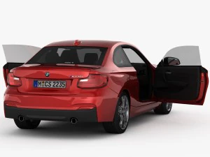 bmw m235i cup&ecirc; 2015 Modelo 3D