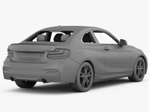 bmw m235i cup&ecirc; 2015 Modelo 3D