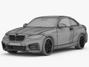 bmw m235i cup&ecirc; 2015 Modelo 3D