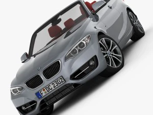bmw s&eacute;rie 2 f23 convers&iacute;vel 2015 Modelo 3D