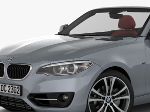 bmw 2 series f23 convertible 2015 3Dモデル