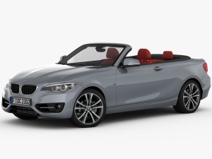 bmw 2 series f23 convertible 2015 3Dモデル