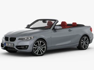 bmw s&eacute;rie 2 f23 convers&iacute;vel 2015 Modelo 3D
