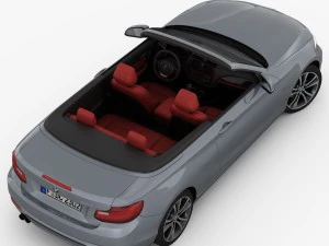 bmw s&eacute;rie 2 f23 convers&iacute;vel 2015 Modelo 3D