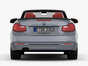bmw s&eacute;rie 2 f23 convers&iacute;vel 2015 Modelo 3D