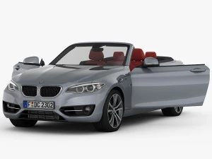 bmw s&eacute;rie 2 f23 convers&iacute;vel 2015 Modelo 3D