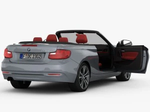 bmw s&eacute;rie 2 f23 convers&iacute;vel 2015 Modelo 3D
