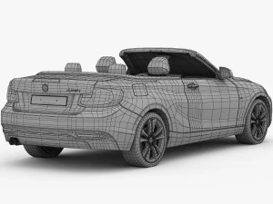 bmw s&eacute;rie 2 f23 convers&iacute;vel 2015 Modelo 3D