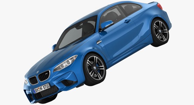 bmw m2 2016 Modèle 3D .c4d .max .obj .3ds .fbx .stl .blend 