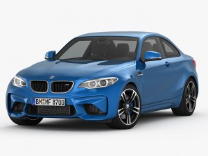 bmw m2 2016 Modèle 3D