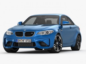 bmw m2 2016 Modèle 3D