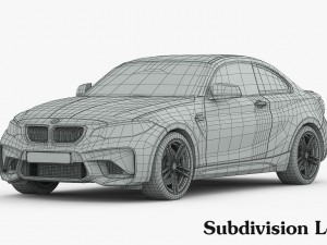 bmw m2 2016 Modèle 3D