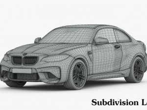 bmw m2 2016 Modèle 3D