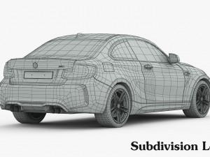 bmw m2 2016 Modèle 3D