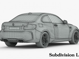 bmw m2 2016 Modèle 3D