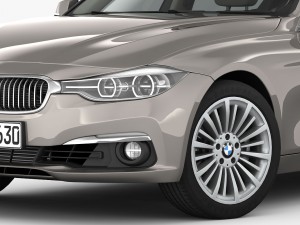 bmw 3-series luxury line 2016 Modèle 3D
