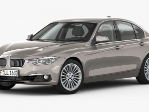 bmw 3-series luxury line 2016 Modèle 3D