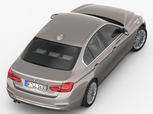 bmw 3-series luxury line 2016 Modèle 3D