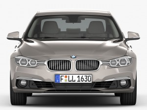bmw 3-series luxury line 2016 Modèle 3D