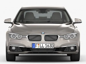 bmw 3-series luxury line 2016 3D Model