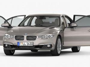 bmw 3-series luxury line 2016 Modèle 3D