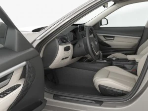 bmw 3-series luxury line 2016 3D Model