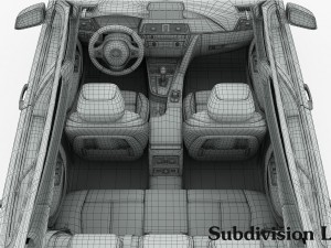 bmw 3-series luxury line 2016 Modèle 3D