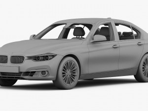 bmw 3-series luxury line 2016 Modèle 3D