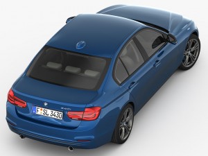 bmw 3-series sport line 2016 3D-Modell