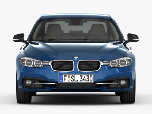 bmw 3-series sport line 2016 3D-Modell