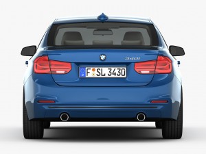 bmw 3-series sport line 2016 3D-Modell