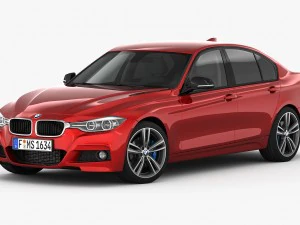bmw 3-series m sport package 2016 3D Model