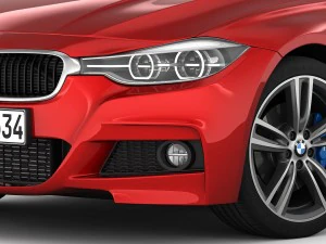 bmw 3-series m sport package 2016 3D Model