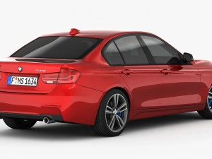 bmw 3-series m sport package 2016 3D Model