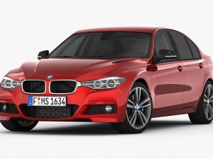 bmw 3-series m sport package 2016 Modèle 3D