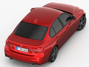 bmw 3-series m sport package 2016 3D Model