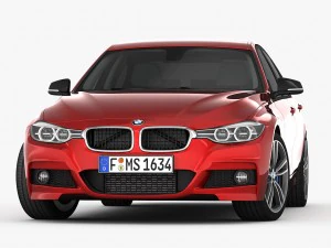 bmw 3-series m sport package 2016 3D Model