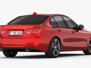 bmw 3-series m sport package 2016 Modèle 3D