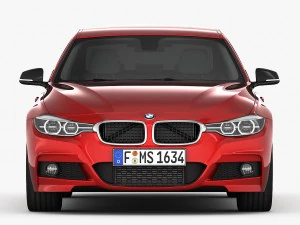 bmw 3-series m sport package 2016 3D Model
