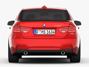 bmw 3-series m sport package 2016 Modèle 3D