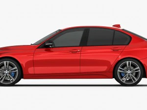 bmw 3-series m sport package 2016 3D Model
