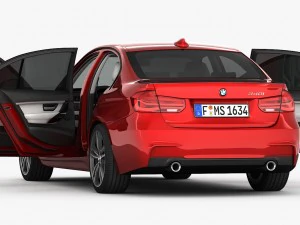 bmw 3-series m sport package 2016 3D Model
