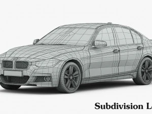 bmw 3-series m sport package 2016 3D Model