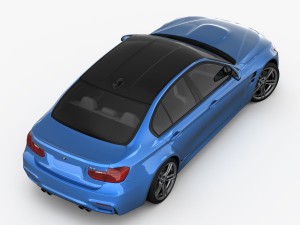bmw m3 f80 2015 3Dモデル