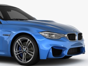 bmw m3 f80 2015 3Dモデル